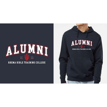 BLUE Hoodie ALUMNI Sweatshirt SMALL