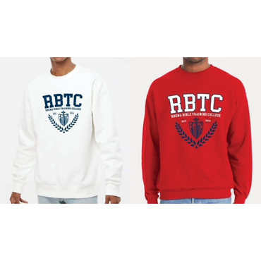 RBTC Crewneck Sweatshirt—White Small
