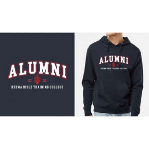 BLUE Hoodie ALUMNI Sweatshirt MEDIUM