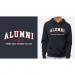 BLUE Hoodie ALUMNI Sweatshirt LARGE